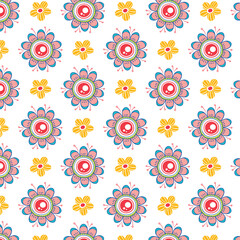 seamless pattern with flowers
