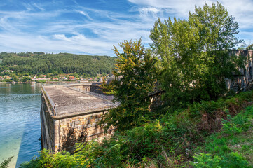 Fototapeta premium The castle of La Palma is a defensive construction located in the municipality of Mugardos, in the region of Ferrol, province of La Coruña.