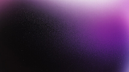 Abstract dark purple and black gradient background with grainy texture and blacklight effect. Minimalistic design with ample space for text or product presentation, ideal for dark-themed presentations