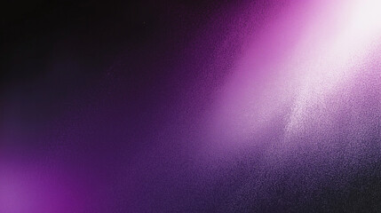 Fototapeta premium Abstract dark purple and black gradient background with grainy texture and blacklight effect. Minimalistic design with ample space for text or product presentation, ideal for dark-themed presentations