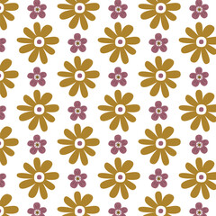 seamless pattern with flowers