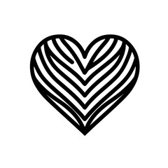 heart shape made of chain