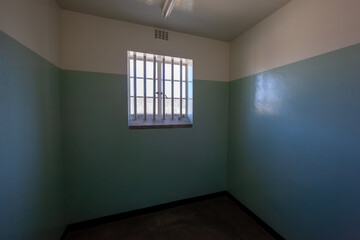 Interior of a prison cell