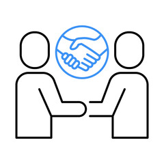 Team Collaboration – Handshake Representing Unified Effort in Agile Development