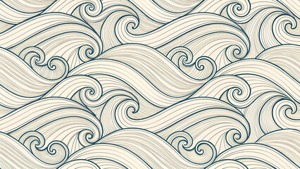 Fototapeta premium seamless pattern with swirls
