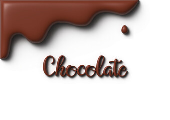 とろけるチョコレートフレーム