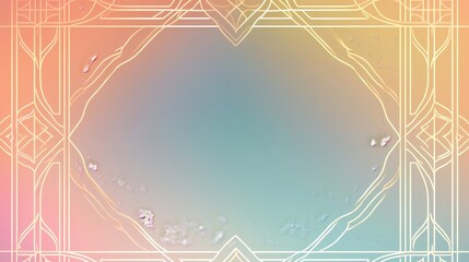 Obraz premium A colorful, abstract background with intricate geometric patterns.