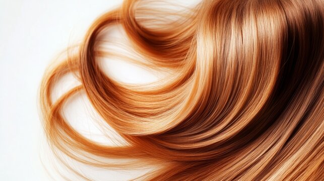 Sleek and stylish hair serums for frizz control, captured with a soft-focus effect, isolated on white,