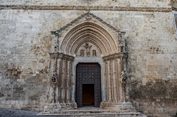 Fototapeta premium Larino, Molise. Co-Cathedral of Santa Maria Assunta and San Pardo