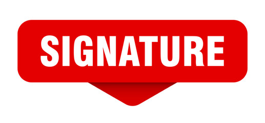 signature sticker. signature sign on transparent background