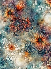 background with flowers