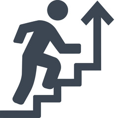 Climbing Stairs Icon