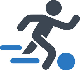 Soccer Ball Dribble Icon