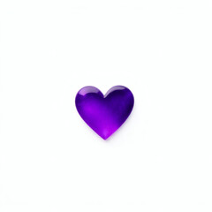 Obraz premium purple heart shaped 