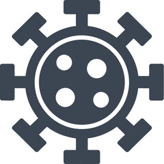 Obraz premium Virus Structure Abstract Icon