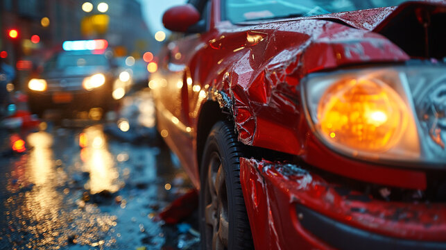 accident scene advertising photographs showing collided cars capture the intensity and drama of vehicle accidents, suitable for high-impact safety campaigns or auto insurance promotions.
