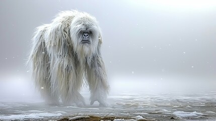 A yeti s journey of discovery through the majestic himalayan snow covered landscape