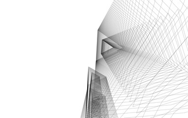 abstract lines background vector 3d illustration 