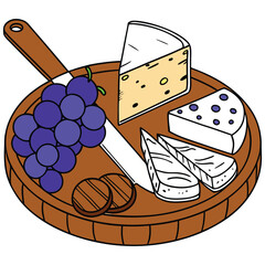 Cheese design art and illustrator eps