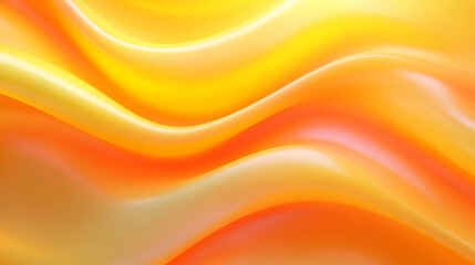Fototapeta premium vibrant abstract background featuring flowing waves in warm yellow and orange hues, creating sense of energy and movement. Ideal for modern design projects