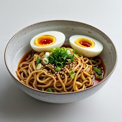 Noodles with Half Boiled Egg