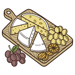Cheese design art and illustrator eps