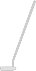 handdraw sport equipment putter golf club illustration