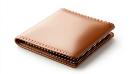 High Capacity Trifold Wallet Displayed in Open Position on White Background