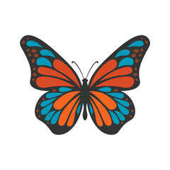Butterfly silhouette vector illustration art design. Silhouette Butterflies Isolated. insects butterfly outline, tattoo, coloring, vector logo icon set on a white background.