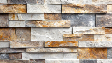 Timeless Rustic Charm: Exposed Brick Wall with Striking White Mortar Patterns