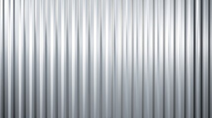 Obraz premium Textured zinc aluminum background, vertical pattern emphasized, shadow subtly placed in the bottom left, wall shows a small dent, the overall feel is adorable and cute