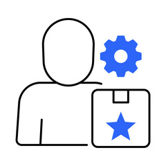 Product Owner – Icon Representing Agile Product Vision