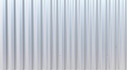 Obraz premium Textured zinc aluminum background, vertical pattern emphasized, shadow subtly placed in the bottom left, wall shows a small dent, the overall feel is adorable and cute