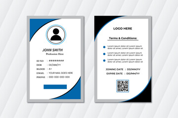 Creative Corporate & Business id card Design business vector template design.