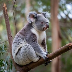 Fototapeta premium koala in tree