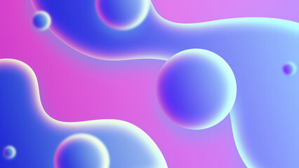 abstract background with bubbles