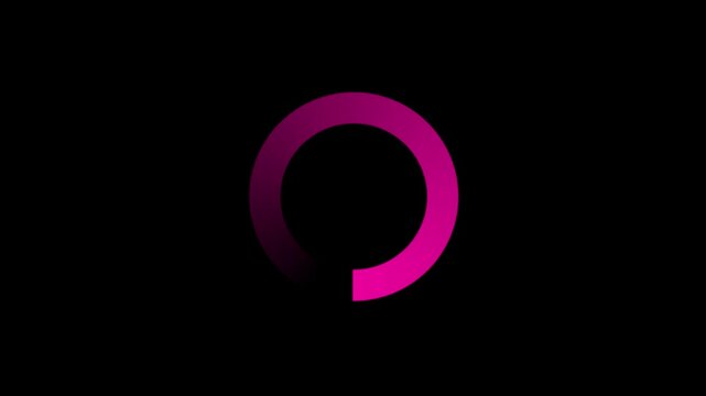 Circular, concentric element. Abstract circle.Progress, steps, phases indicator.