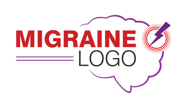 Migraine logo. Vector illustration. Migraine Concept.