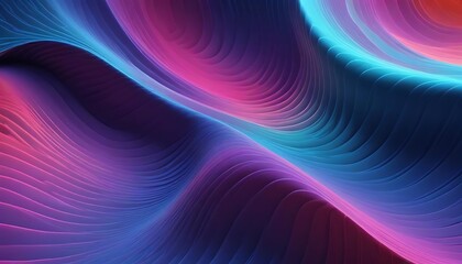 Obraz premium Colorful wave with purple, blue, and green colors. Background. Abstract. Futuristic. Graphics