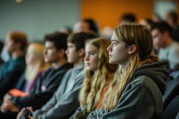A community gathering where participants discuss strategies for combating online trolling and cyberbullying