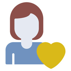 Illustration of a Person Holding a Heart