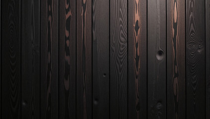 Fototapeta premium Black wooden planks with natural grain patterns 