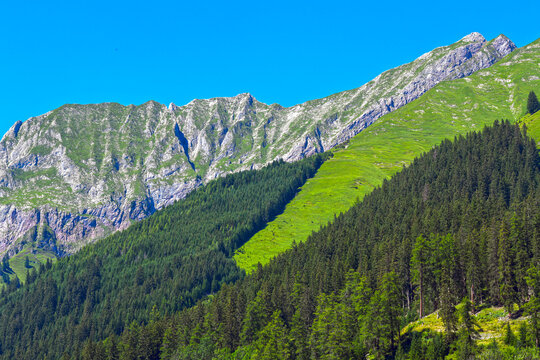 Bschlabs, Ortschaft der Gemeinde Pfafflar im Bezirk Reutte in Tirol (&Ouml;sterreich)