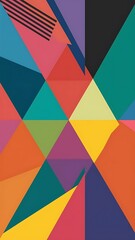 Obraz premium Colorful background wallpaper template and for your graphic design works with free space to insert text