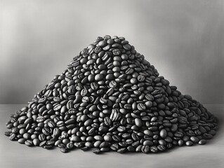 Obraz premium Coffee Beans Pile