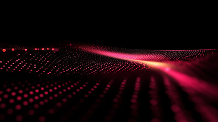 Romantic Abstract Pink Glow with Bokeh and Dreamy Light in the Dark Valentine's Day background