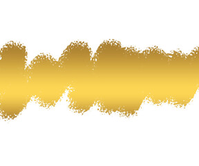 Gold Paint Brush Stroke
