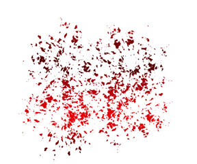 Paint Splat Background Isolated on Transparent