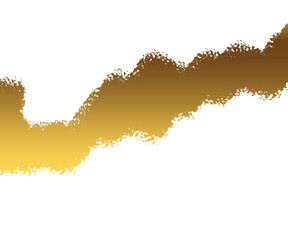 Gold Paint Brush Stroke
