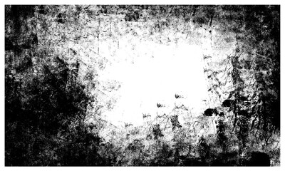 Black and white grunge texture overlays background